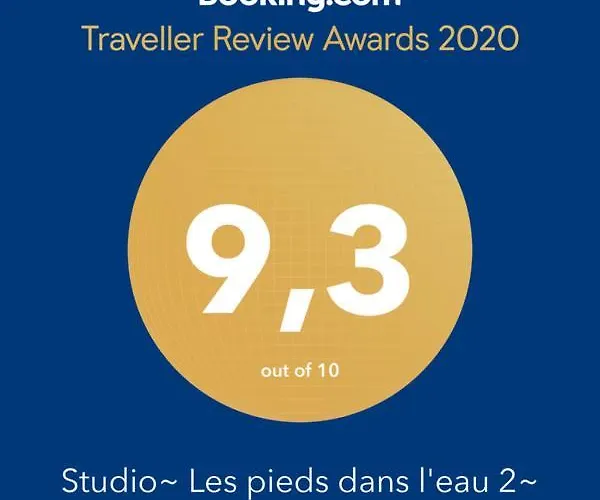 Studio~ Les Pieds Dans L'eau 2~ Apartamento Donville-les-Bains